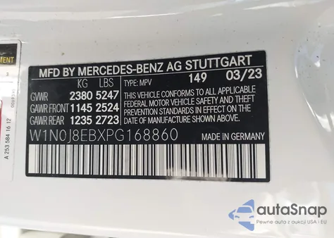 2023 Mercedes-Benz Glc 300 4Matic Coupe from USA, damaged, VIN W1N0J8EBXPG168860